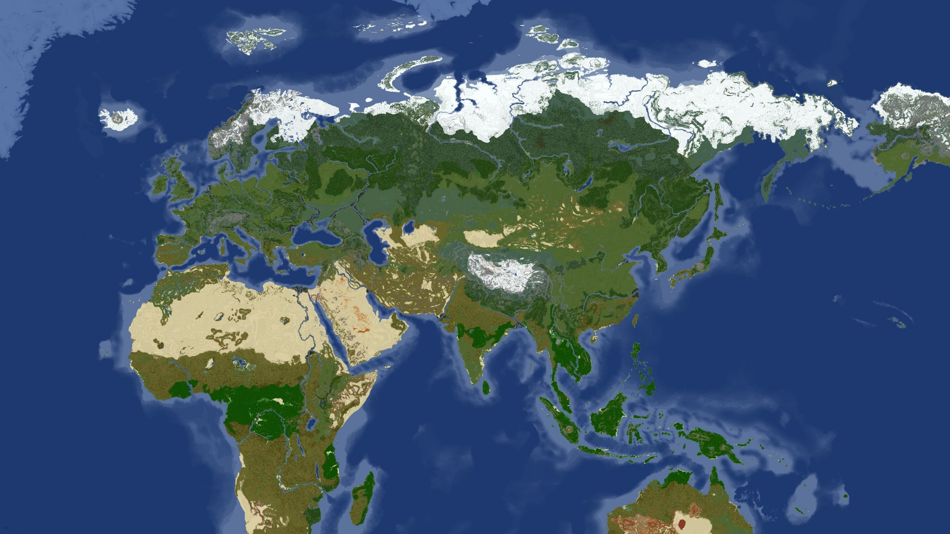 SandbloxMC Earth Map